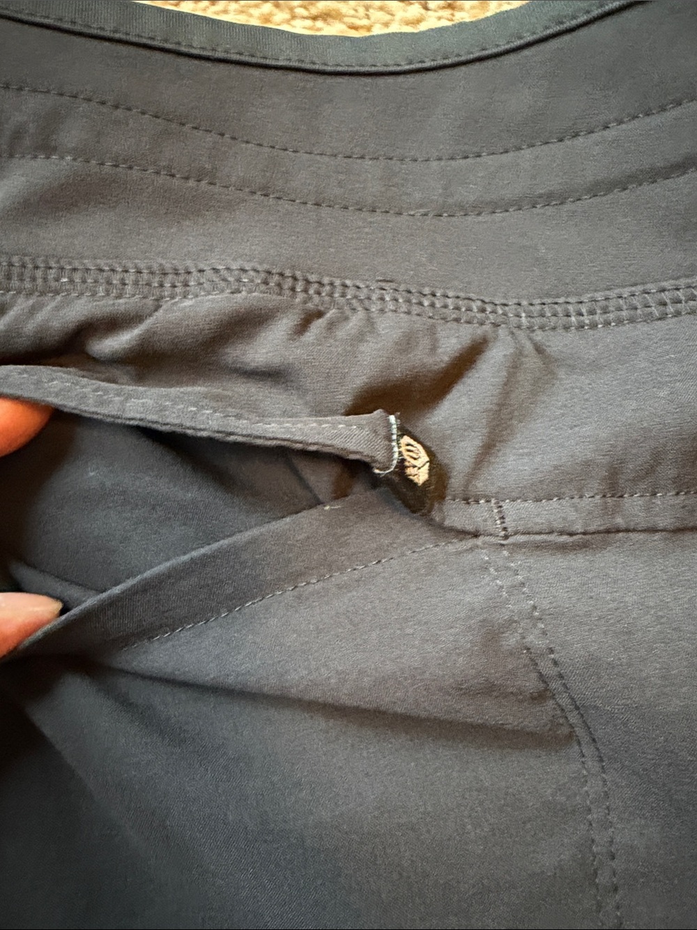 Mountain Hardwear Dynama Lined Pant Black Drawstring Waist Women’s size XL - Picture 8 of 16